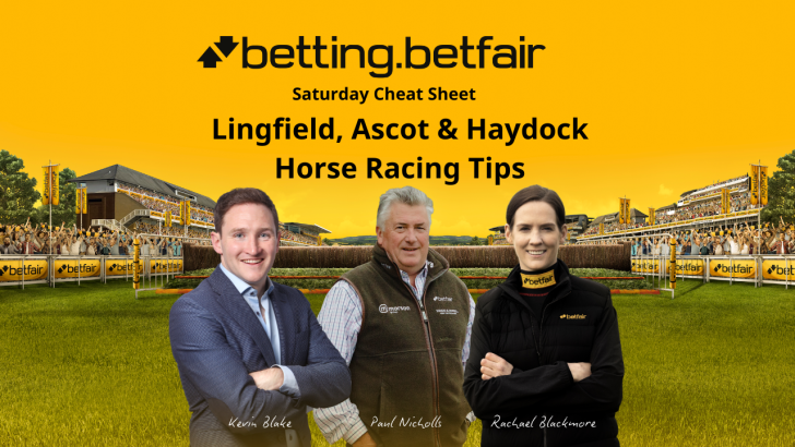 Betfair Saturday racing cheat sheet